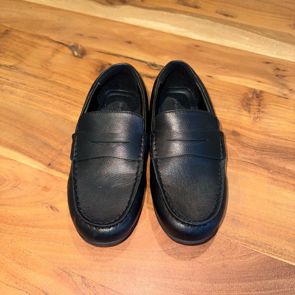 Nordstrom Kids Black Dress Loafers – Size 2 Little Boy – New With Tags